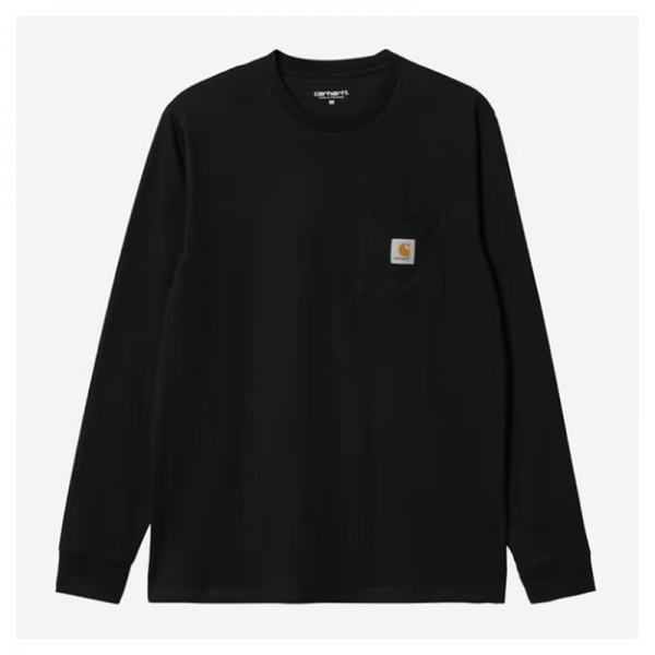 Camiseta manga larga Carhartt Wip L/S Pocket T-Shirt Black I030437