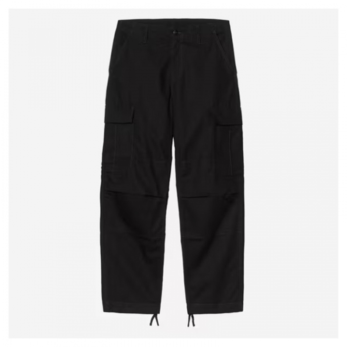 Carhartt Wip Regular Cargo Pant Cotton Ripstop Black rinsed I032467