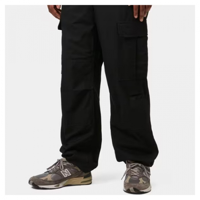 Carhartt Wip Regular Cargo Pant Cotton Ripstop Black rinsed I032467