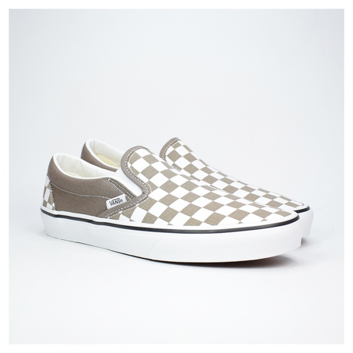 Zapatillas Vans Classic Slip-On Color Theory Checkerboard Marrón Topo VN000BVZ1NU1