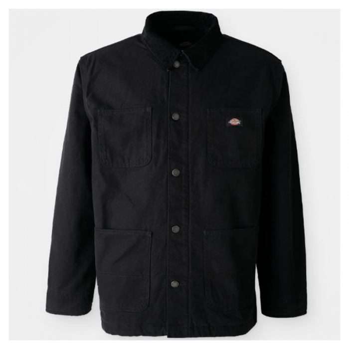 Abrigo de lona Dickies Chore Jacket Lined Canvas Black DK0A8703BLK1