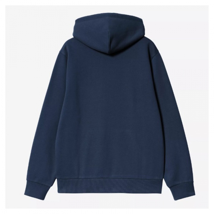 Sudadera Carhartt Wip Hooded Script Embroidery Sweat Jupiter/White I035392