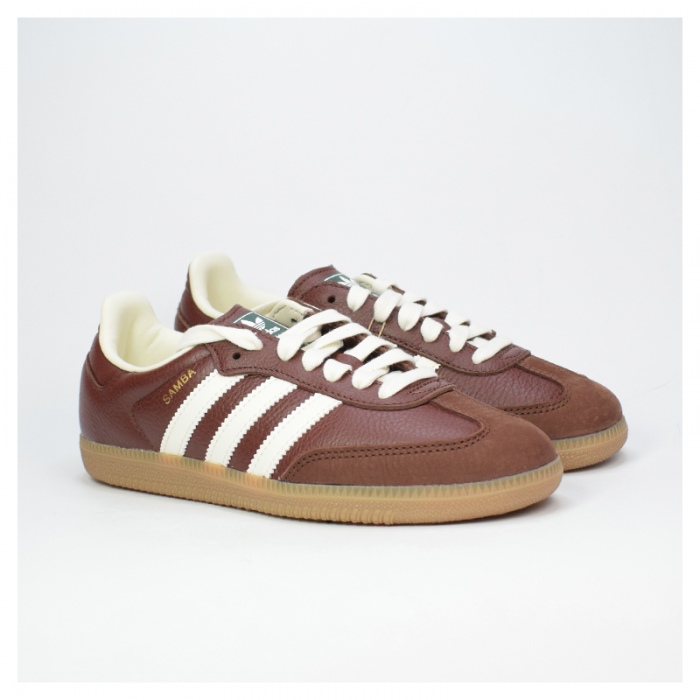 Zapatillas Adidas Samba OG FxBrown/OffWhite/Gum JR0892