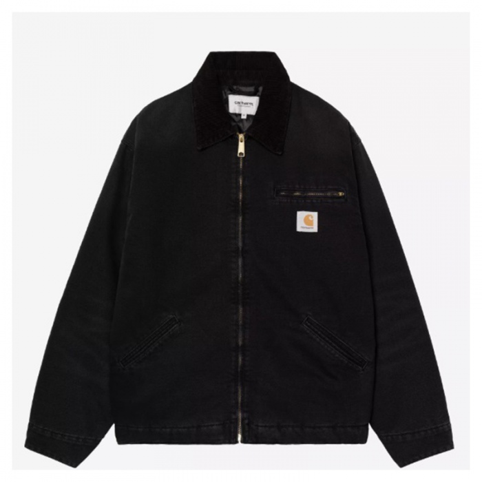 Carhartt Wip OG Detroit Jacket Black/Black stone Canvas I035614