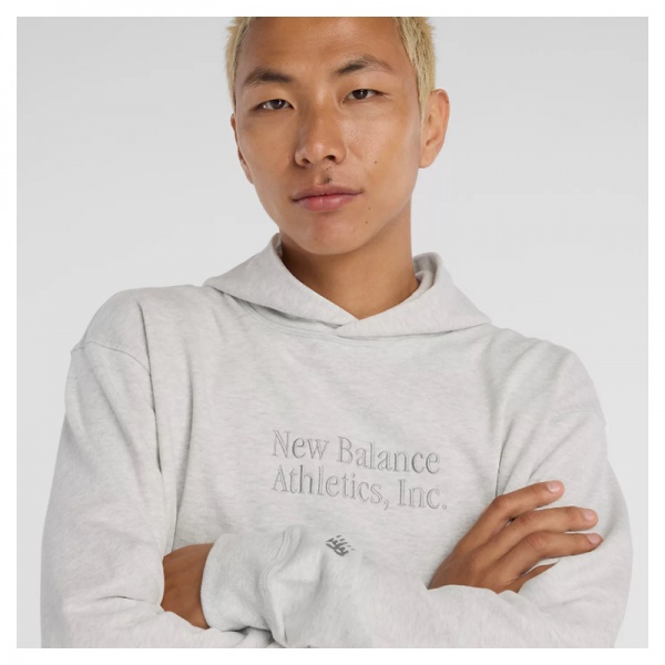 Sudadera New Balance Athletics Classics Hoodie Ash Heather MT53925AHH