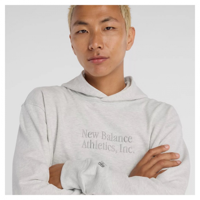 New Balance Athletics Classics Hoodie Ash Heather MT53925AHH