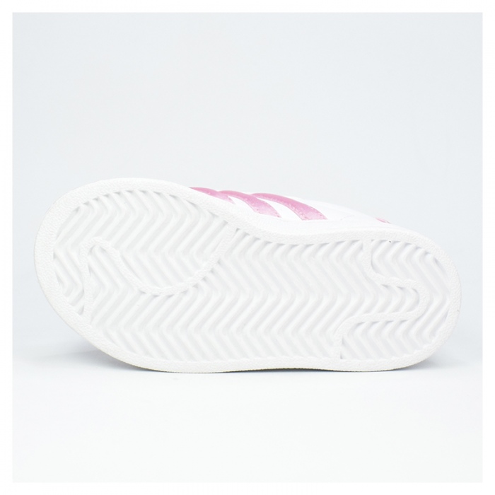 Zapatillas Adidas Superstar II CF I (Bebé) Cloud White/Light Pink/Lucid Aquamarine IH1743
