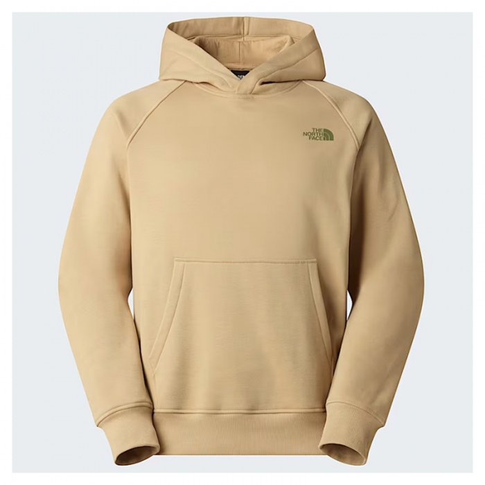 Sudadera The North Face M Raglan box NSE RG Hoodie Khaki Stone NF0A89F9LK5