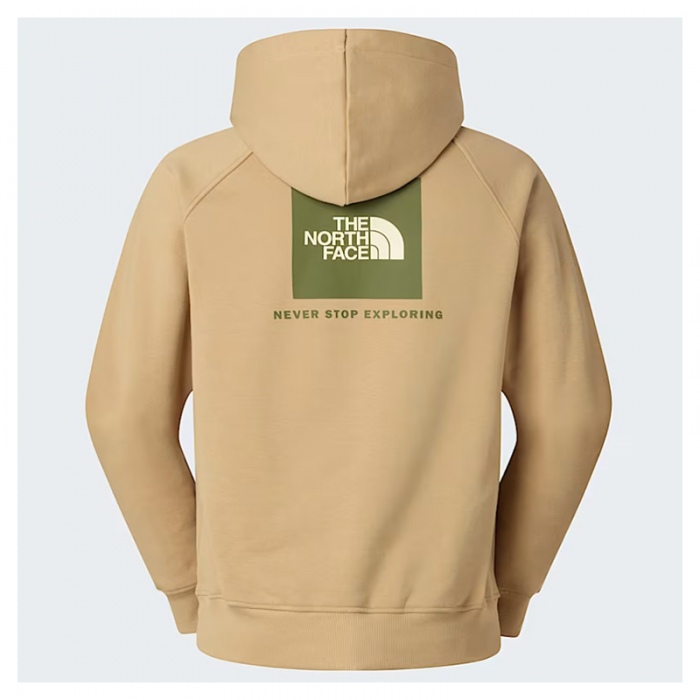 Sudadera The North Face M Raglan box NSE RG Hoodie Khaki Stone NF0A89F9LK5