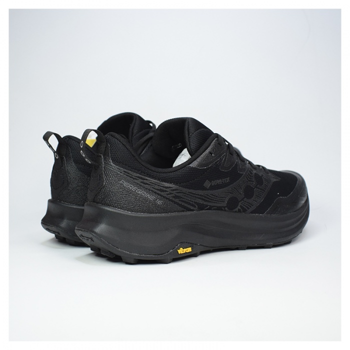 Zapatillas Womens Saucony Peregrine 16 Gore-Tex Triple Black S11068-102