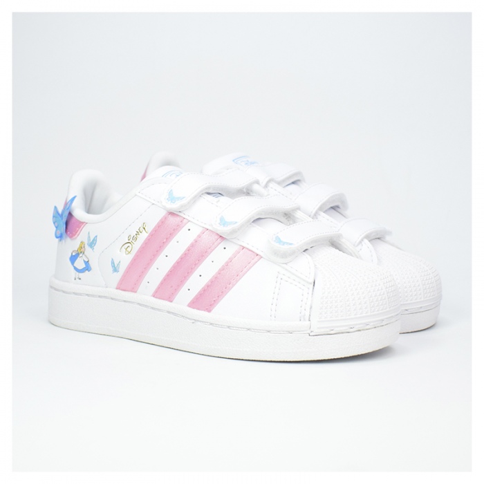 Adidas Superstar II Disney CF C Kids FtWhite/LtPink/Luaq IH1735