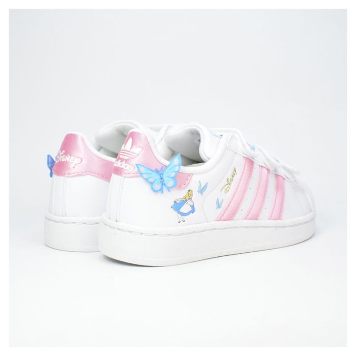 Adidas Superstar II Disney CF C Kids FtWhite/LtPink/Luaq IH1735