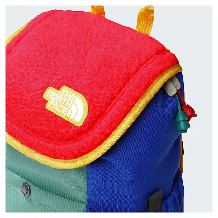 Mochila de niño The North Face Y Mini Explorer BKP Red/Deep Green NF0A52VWATM