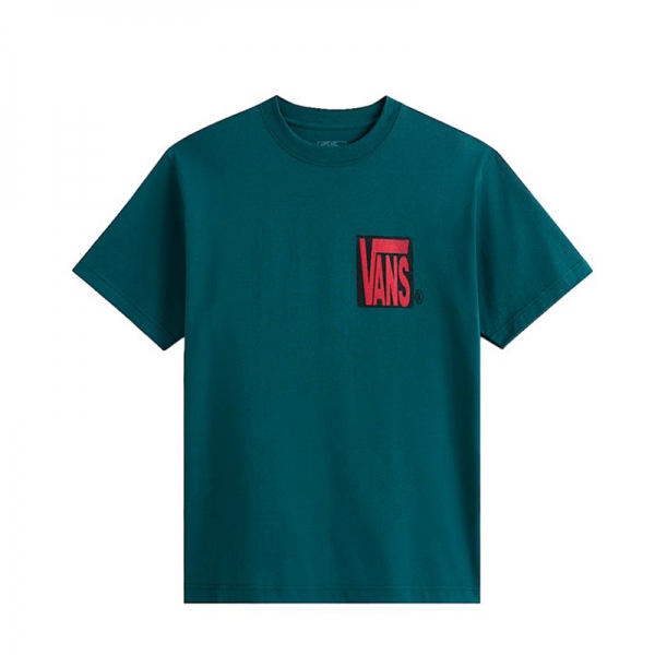 Camiseta Vans Stretch Stack C SS Mystic Moss VN000SWEFRJ1
