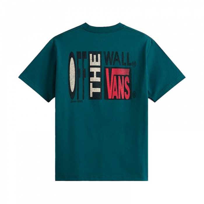 Camiseta Vans Stretch Stack C SS Mystic Moss VN000SWEFRJ1