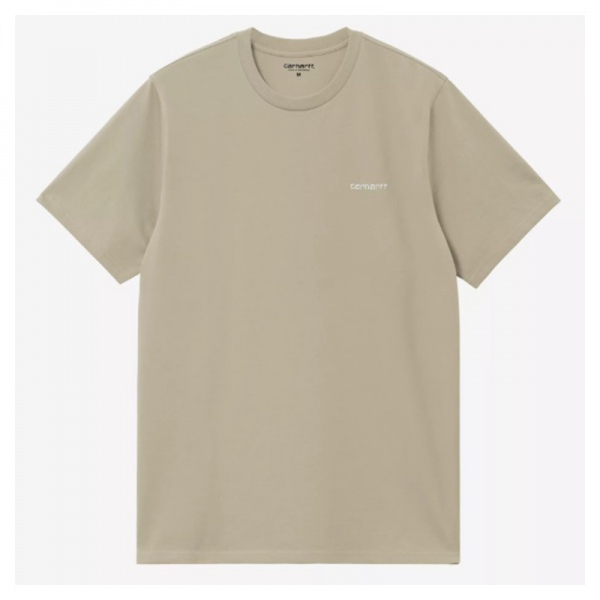 Camiseta Carhartt Wip S/S Script Embroidery T-Shirt Barchan/White I030435