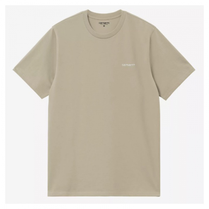 Carhartt Wip S/S Script Embroidery T-Shirt Barchan/White I030435
