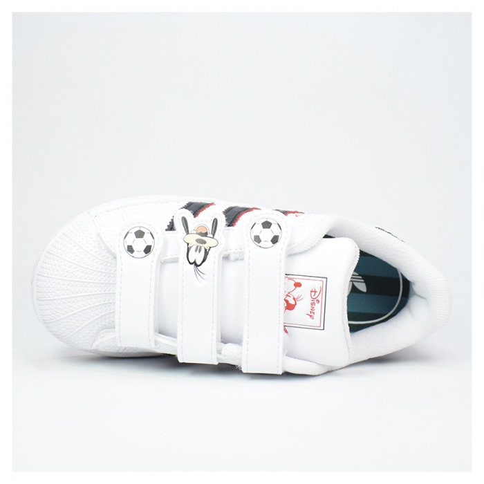 Adidas Superstar II Disney CF C niño FtWhite/CBlack/Red IH4635