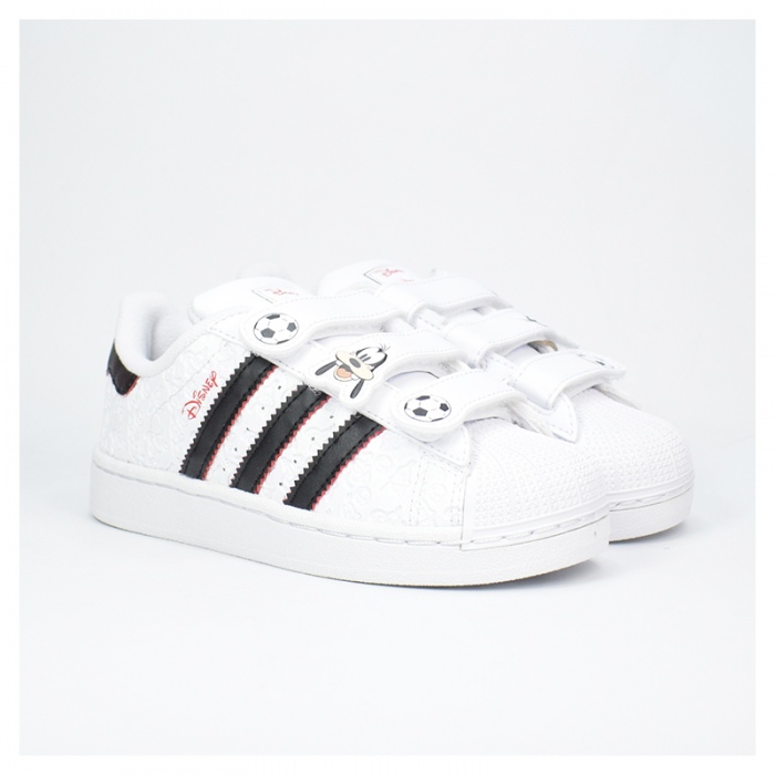 Adidas Superstar II Disney CF C niño FtWhite/CBlack/Red IH4635