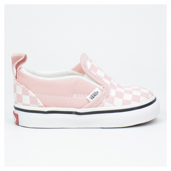 Vans Slip-On V Kids (Checkerboard) Powder Pink VN000UBS99H1