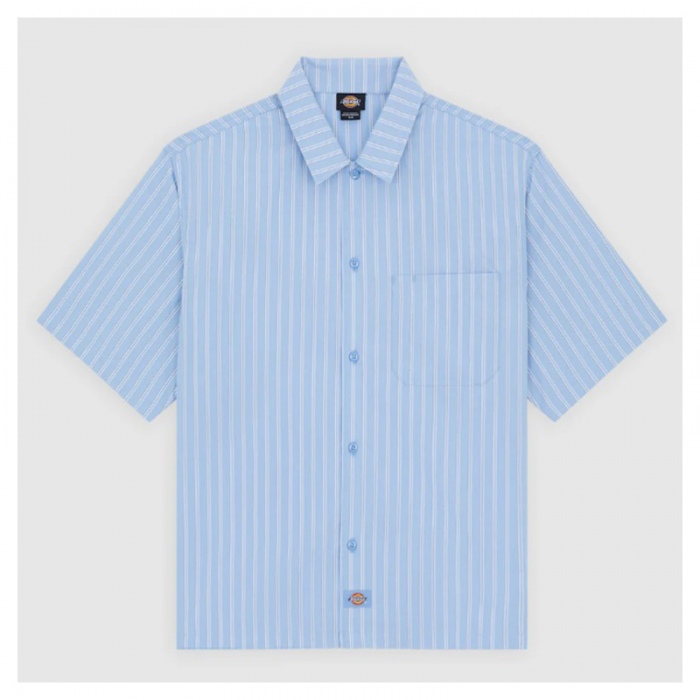 Camisa Dickies Venedocia Stripe Shirt SS Endless Sky DK0A88GUL39