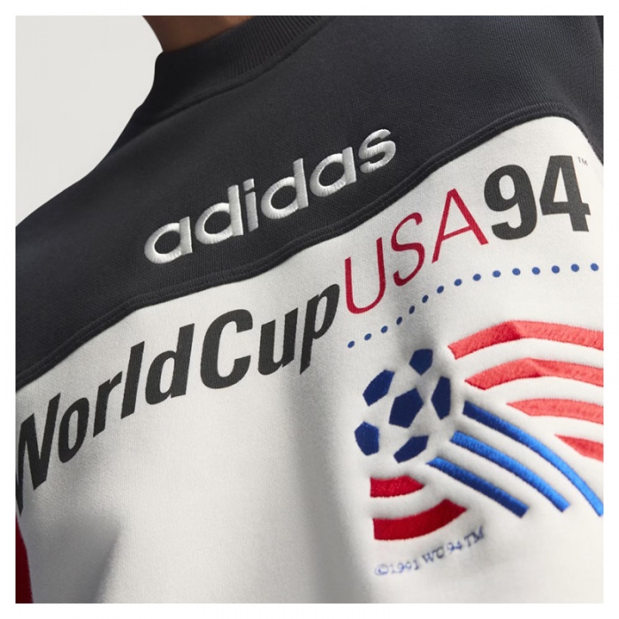 Adidas GR SWT Crew World Cup USA 94 Black/White KC5447