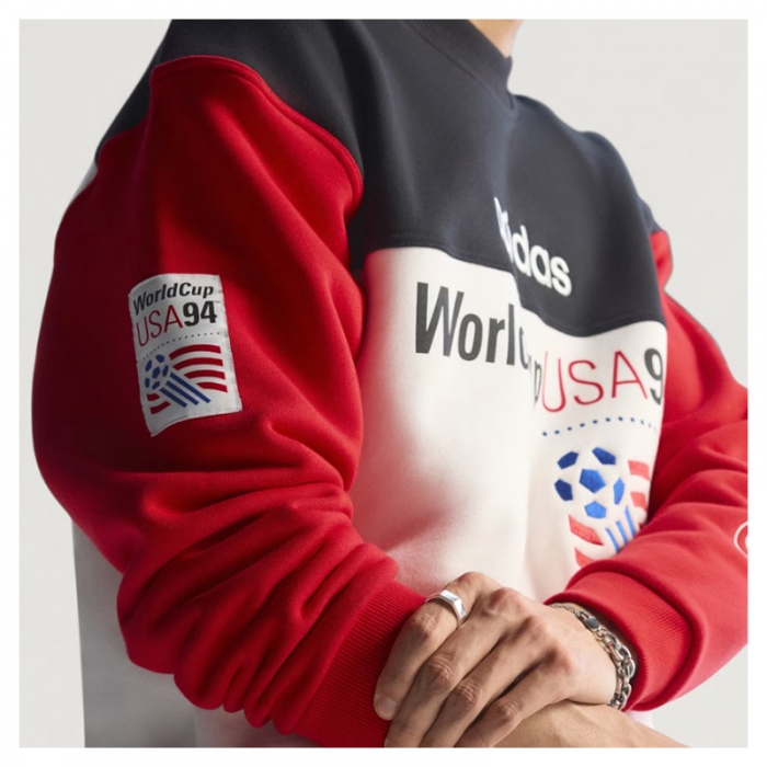 Sudadera Adidas estampada World Cup USA 94 Black/White KC5447