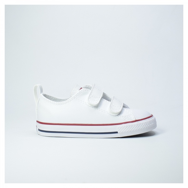 Zapatillas de niño Converse Chuck Taylor All Star 2V Leather White 748653C