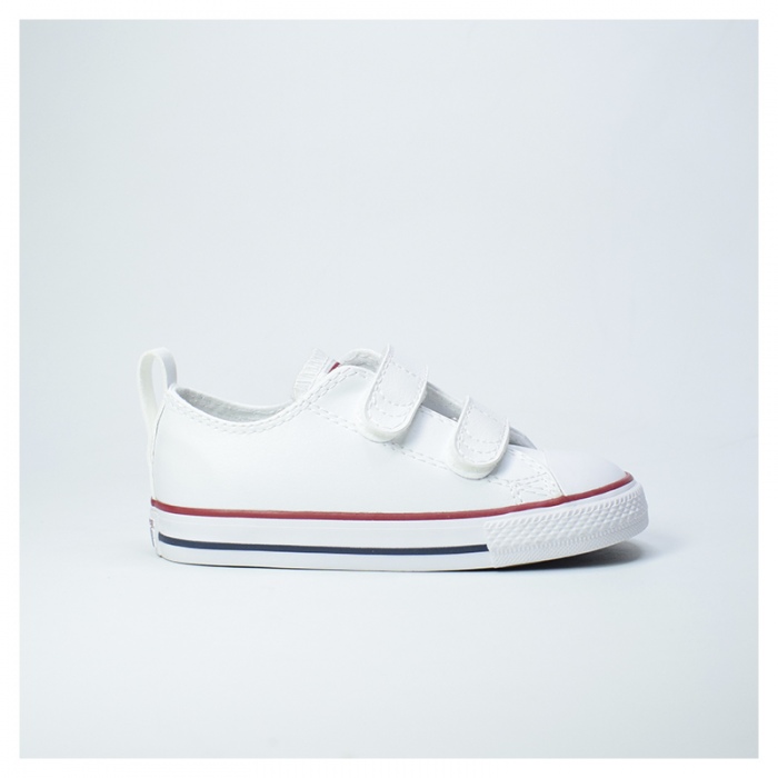 Zapatillas de niño Converse Chuck Taylor All Star 2V Leather White 748653C