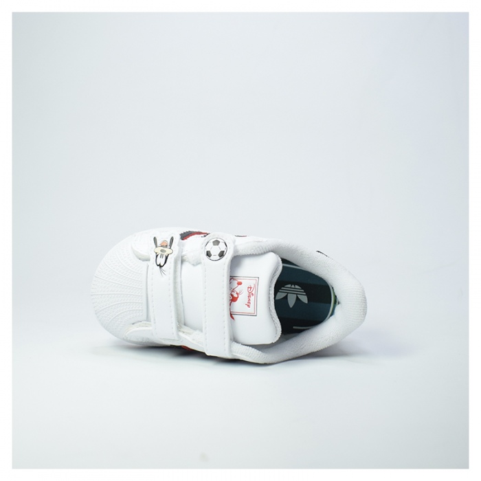 Zapatillas Adidas Superstar II Disney CF I niño FtWhite/CBlack/Red IH1744