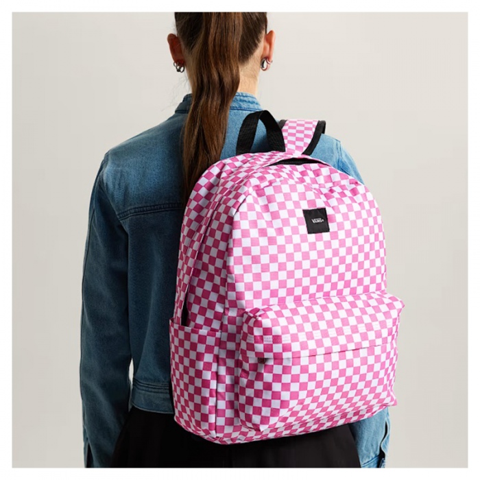 Mochila Vans Old Skool Checkerboard Pink VN000H4XFRQ1
