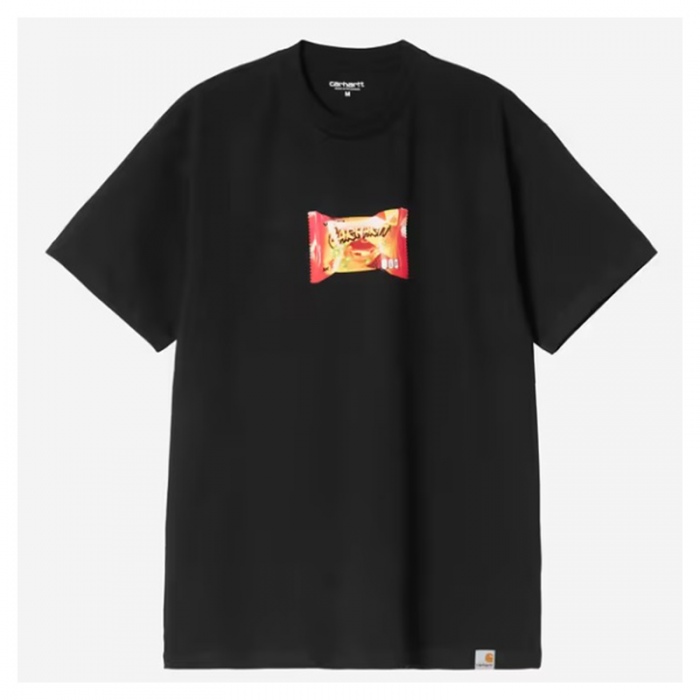 Camiseta Carhartt Wip S/S Road Side Snack T-Shirt Black I036880