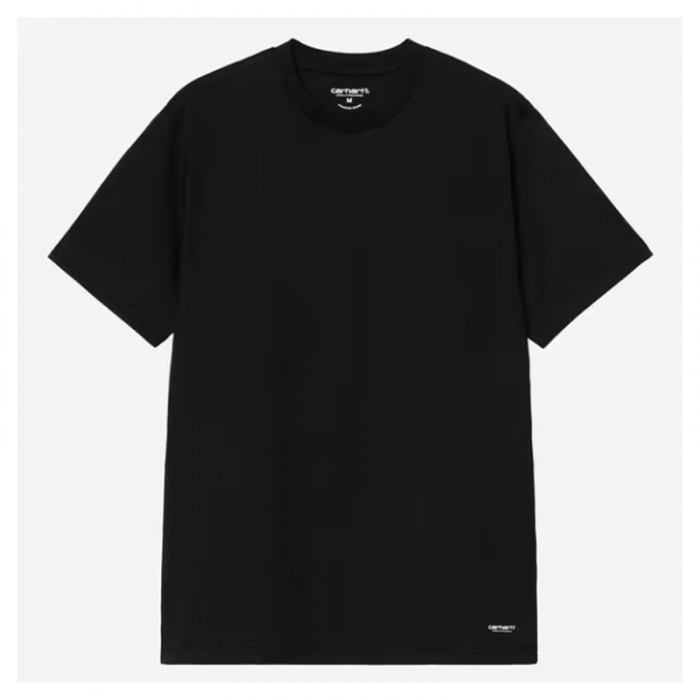 Camiseta Carhartt Wip x2 Standard Crew Neck T-Shirt Black I037601