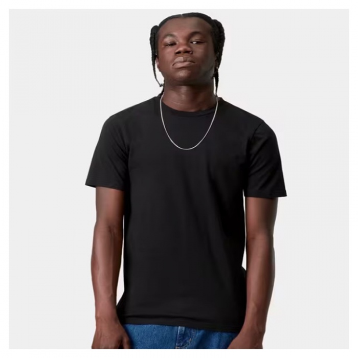 Camiseta Carhartt Wip x2 Standard Crew Neck T-Shirt Black I037601