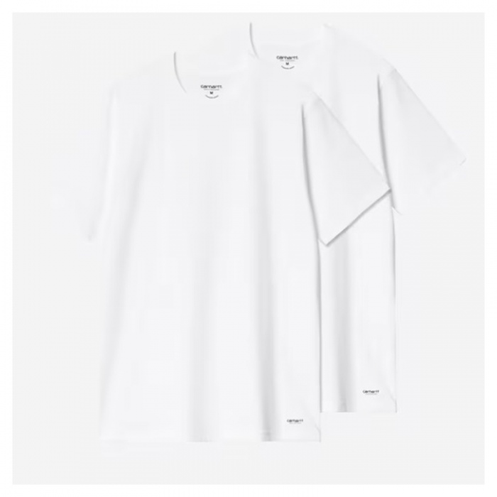 Camiseta Carhartt Wip x2 Standard Crew Neck T-Shirt White I037601