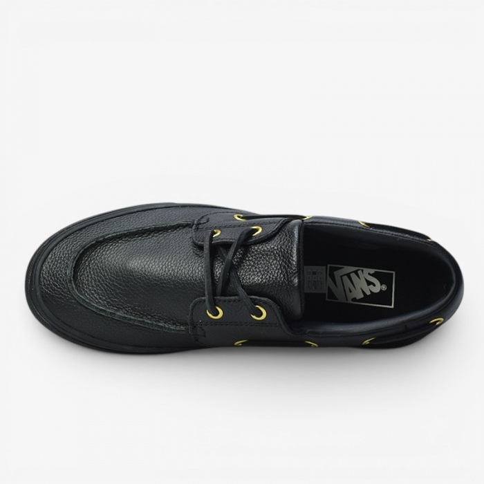 Vans 2-Eyelet Boat Shoe Leather Black VN000Z11CJK1