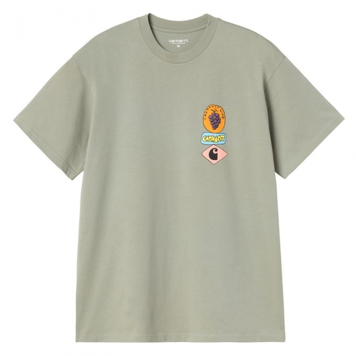 Camiseta Carhartt Wip S/S Stacked Grapes T-Shirt Shady Green I036902
