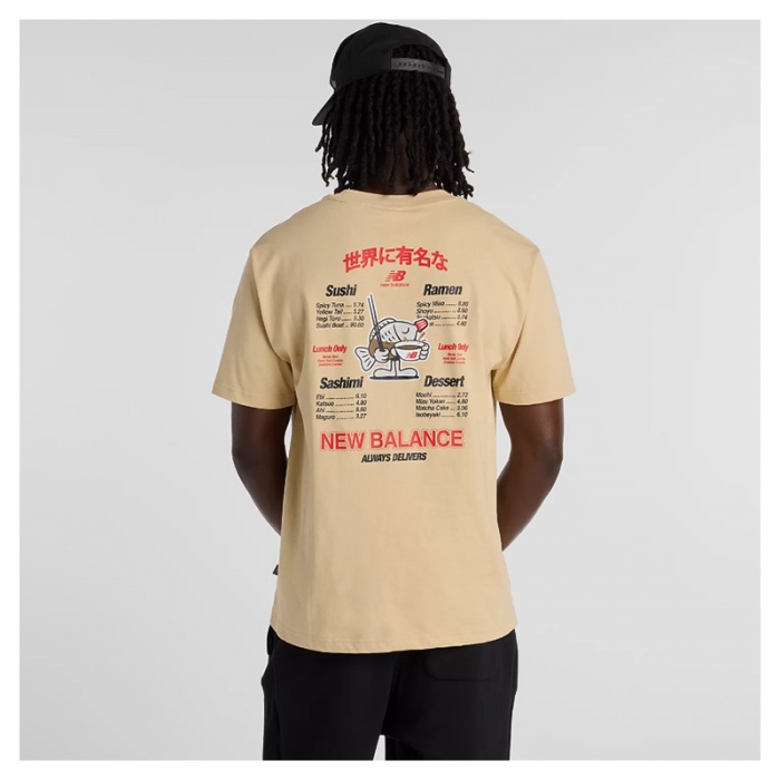 Camiseta New Balance Ramen T-Shirt Toasted sesame MT61H51D-ABC