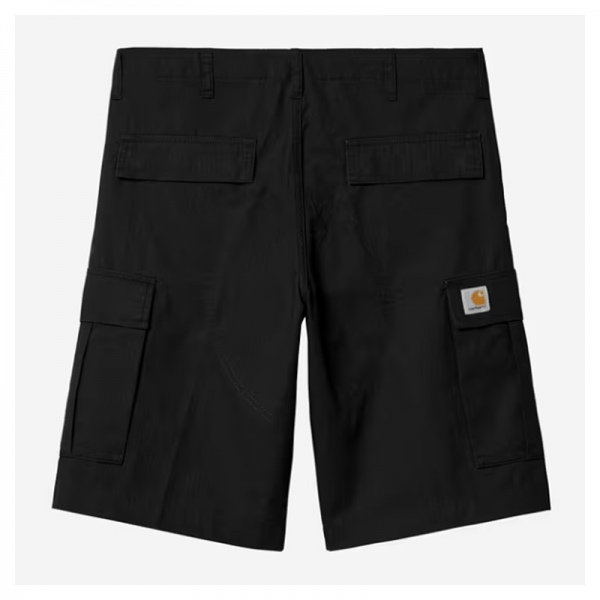 Pantalón corto Carhartt Wip Regular Cargo Short Black rainsed I028246