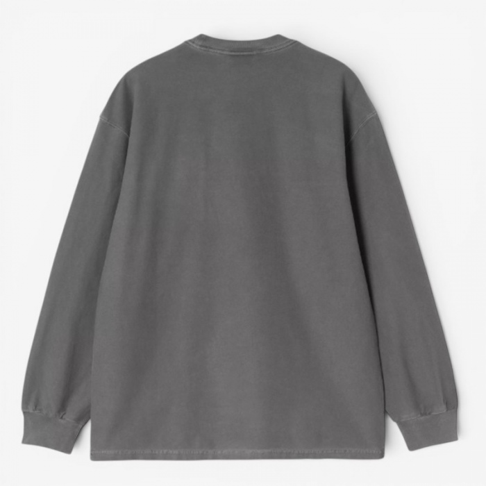 Camiseta Carhartt Wip L/S Loose Pocket T-Shirt Black garment dyed I036862