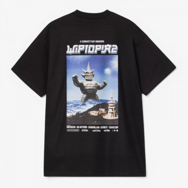 Camiseta Carhartt Wip S/S Wiptopia 2 T-Shirt Black I037217