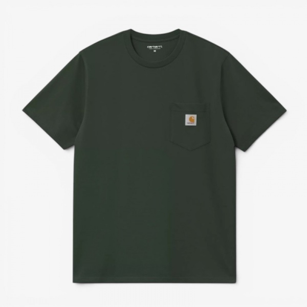 Camiseta Carhartt Wip S/S Pocket T-Shirt Dark Scarab I030434
