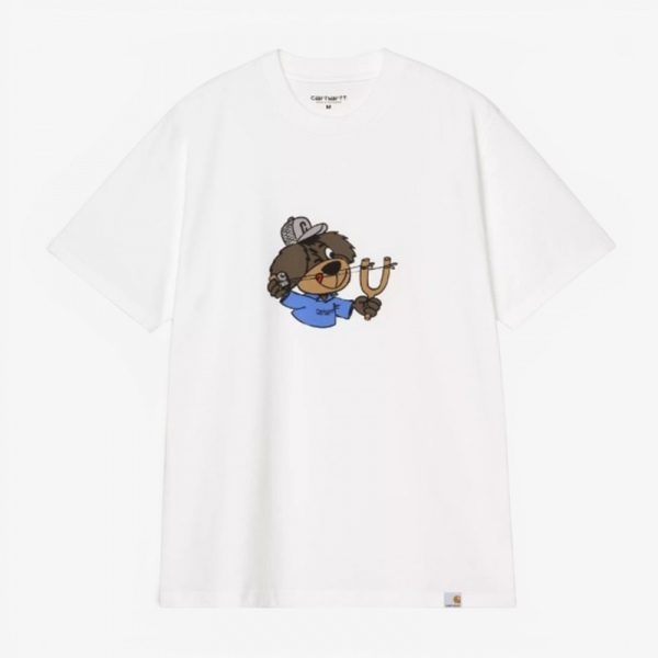 Camiseta Carhartt Wip S/S Slingshot T-Shirt White I037232