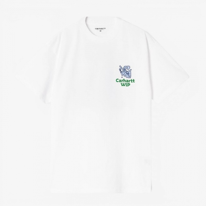 Carhartt Wip S/S Grape Picker T-Shirt White I037231