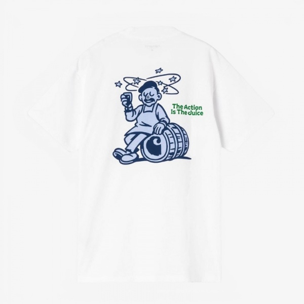 Camiseta Carhartt Wip S/S Grape Picker T-Shirt White I037231