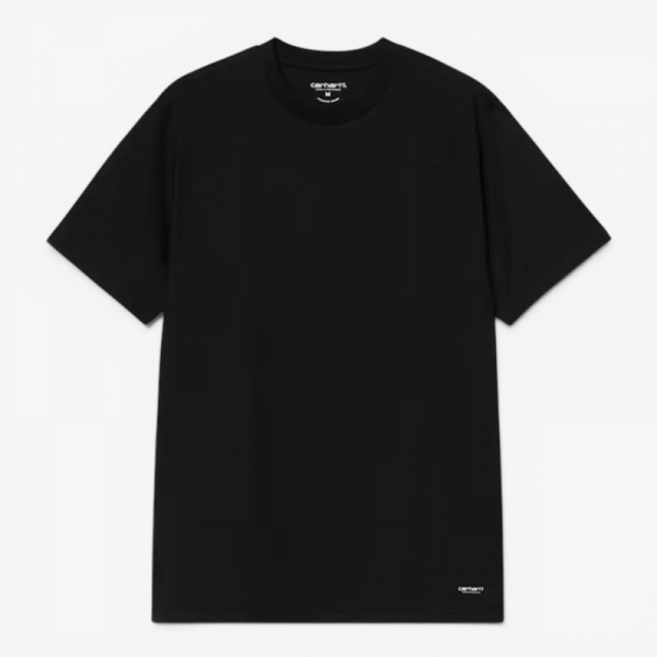 Carhartt Wip x2 Standard Crew Neck T-Shirt Black I037601