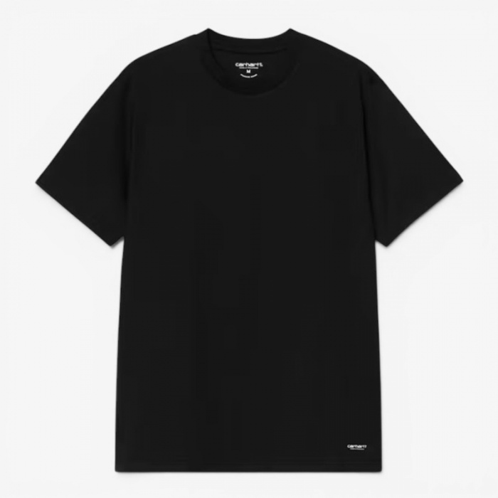 Camiseta Carhartt Wip x2 Standard Crew Neck T-Shirt Black I037601