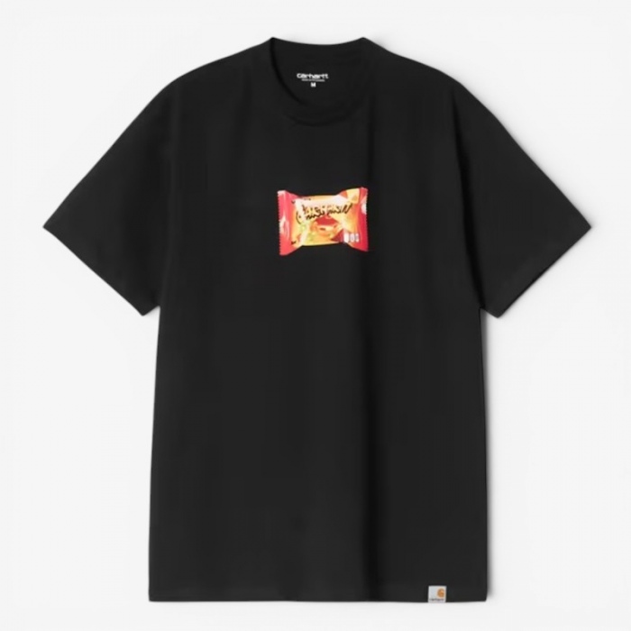 Camiseta Carhartt Wip S/S Road Side Snack T-Shirt Black I036880