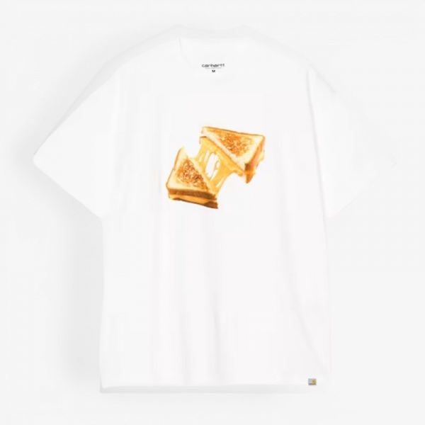 Camiseta Carhartt Wip S/S Cheese Toast T-Shirt White I036882
