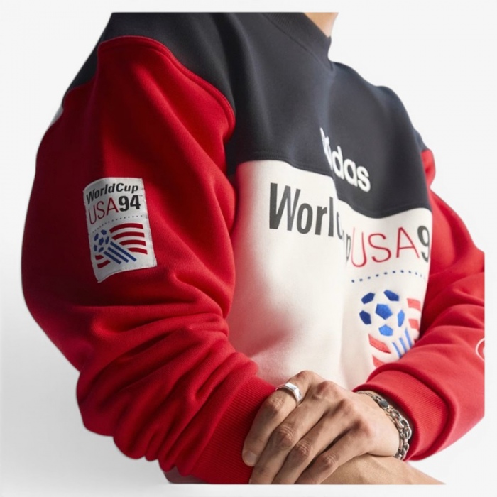 Sudadera Adidas estampada World Cup USA 94 Black/White KC5447